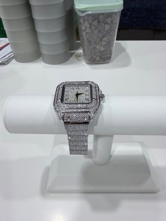 Source Unknown Other - Men’s Diamond Watch Iced Out Watch